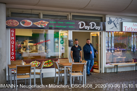 06.10.2020 - neuperlach.org.gelbmann.org zeigt den neuen Kebab-Imbiss Doy Doy im Marx-Zentrum